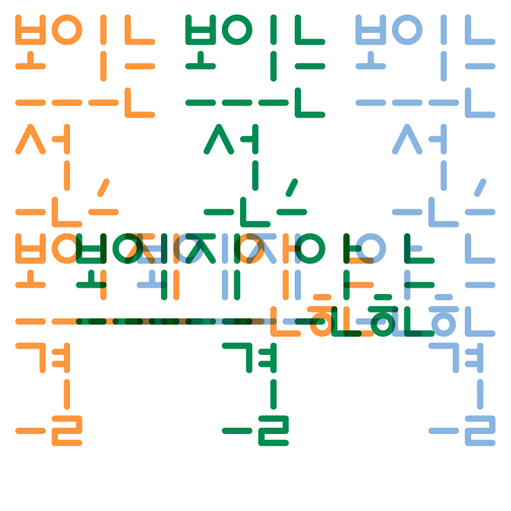 보이는 선, 보이지 않는 결 이미지