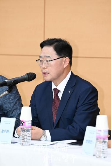 회천발전협의회 주민간담회 의 사진