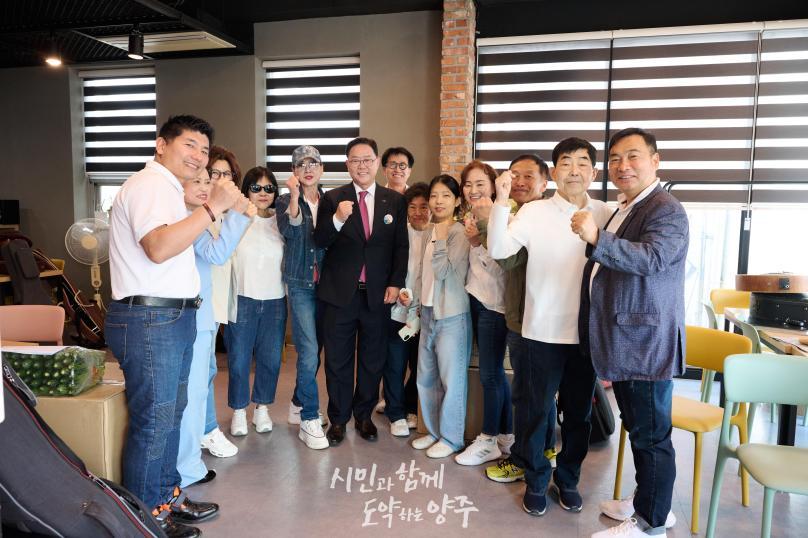 백석읍 경로잔치 의 사진