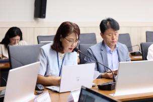 양주시 전체 간부회의 의 사진