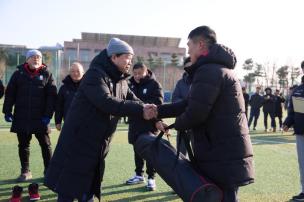 양주시축구협회 연령별 시무식 의 사진