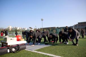 양주시축구협회 연령별 시무식 의 사진