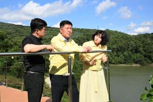 광백저수지 현장 방문 의 사진