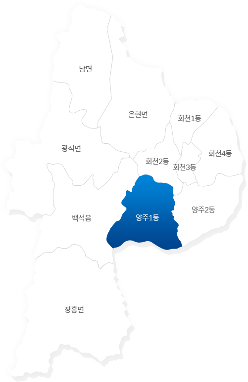 양주시 지도