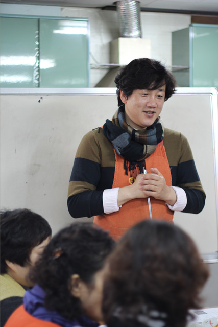 2015 봄에 실시되었던 사찰음식반 교육 사진 이미지