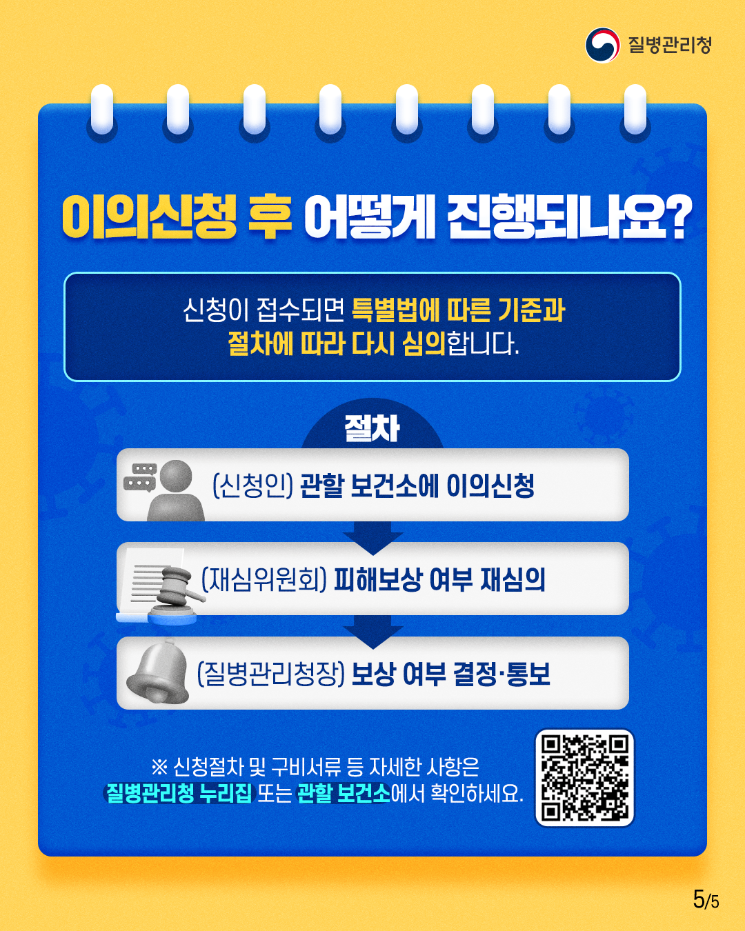 코로나19 예방접종 피해보상 특례 이의신청 안내 이미지4