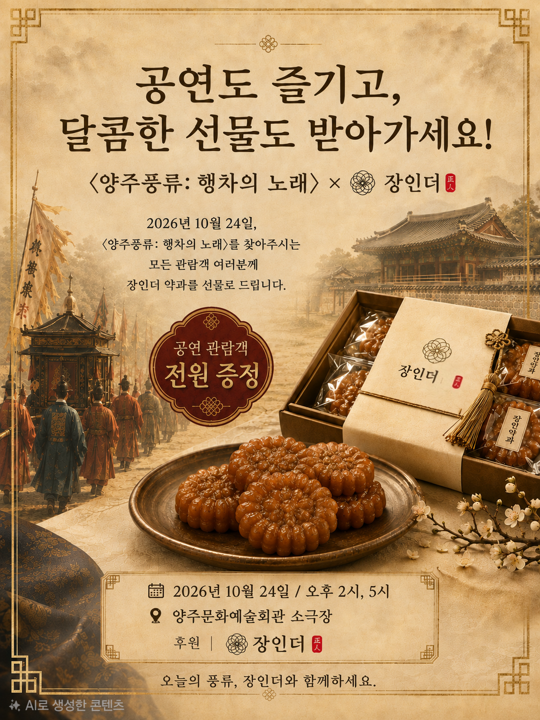 2026 경기예술지원 [모든예술31] 선정작 '양주 풍류 행차의 노래' 무료공연 이미지2