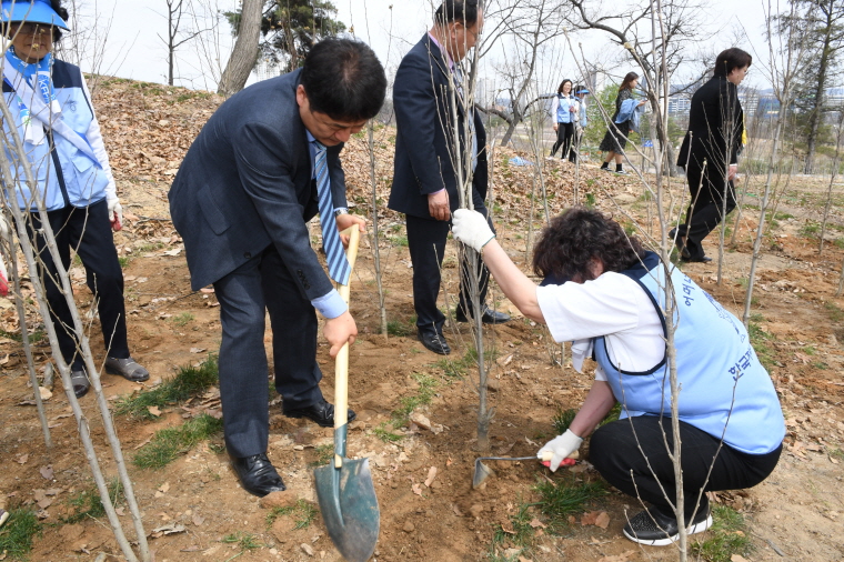 한국자유총연맹 양주지회 한반도 숲 가꾸기 이미지3