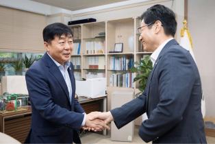 양주시 김정일 부시장 취임인사 이미지
