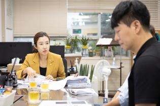최수연 부의장 현안업무 회의 이미지