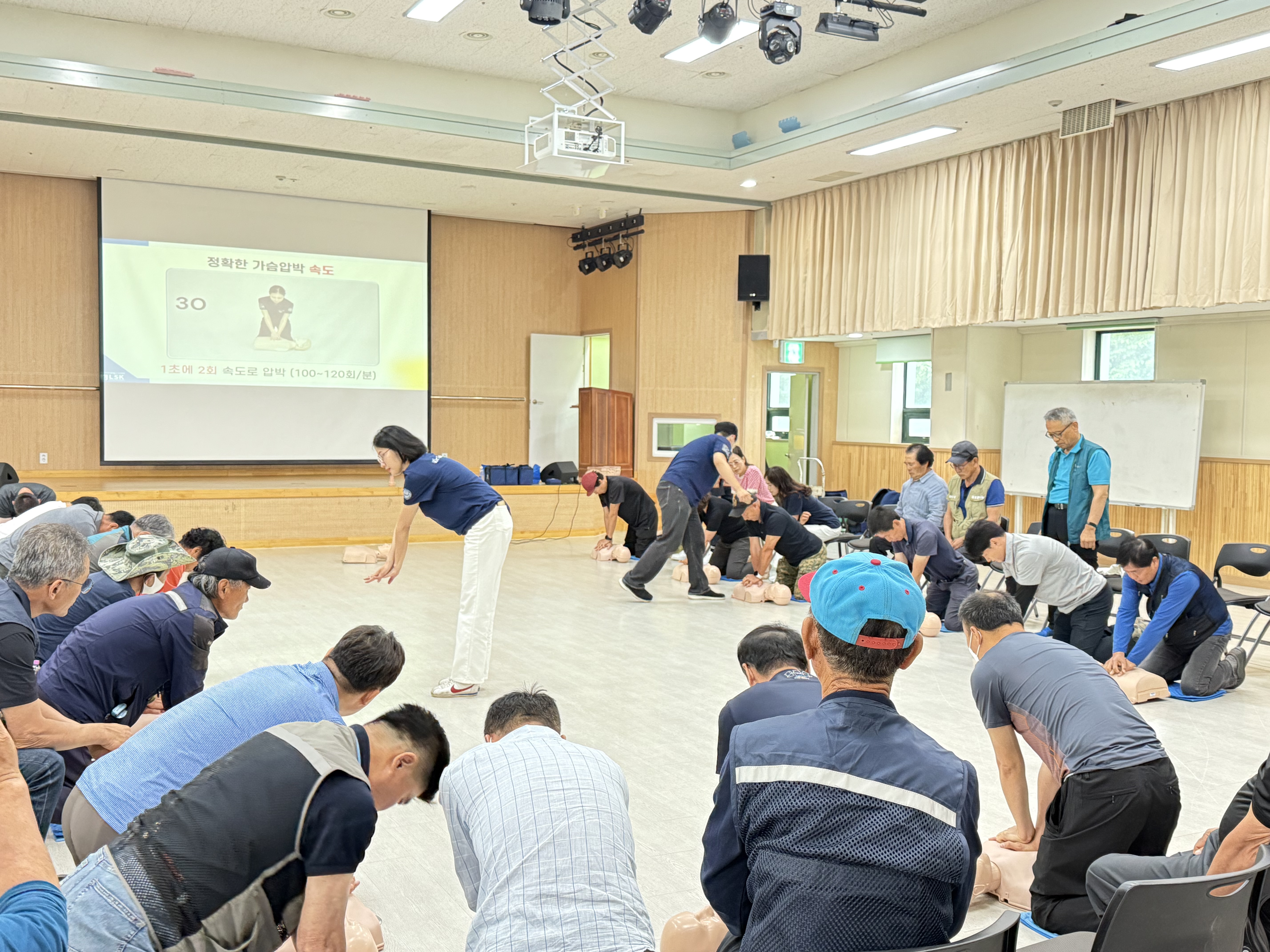 양주시, 현업근로자 대상 심폐소생술 교육…응급상황 대응력 강화 이미지