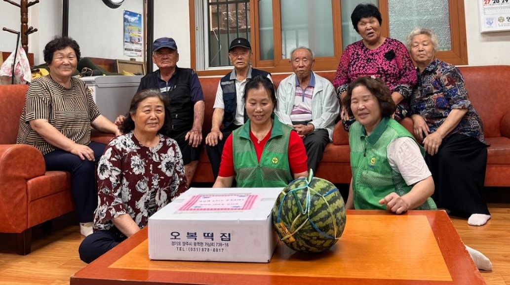 광적면 새마을부녀회, ‘시원한 여름나기’경로당 식품 전달 이미지