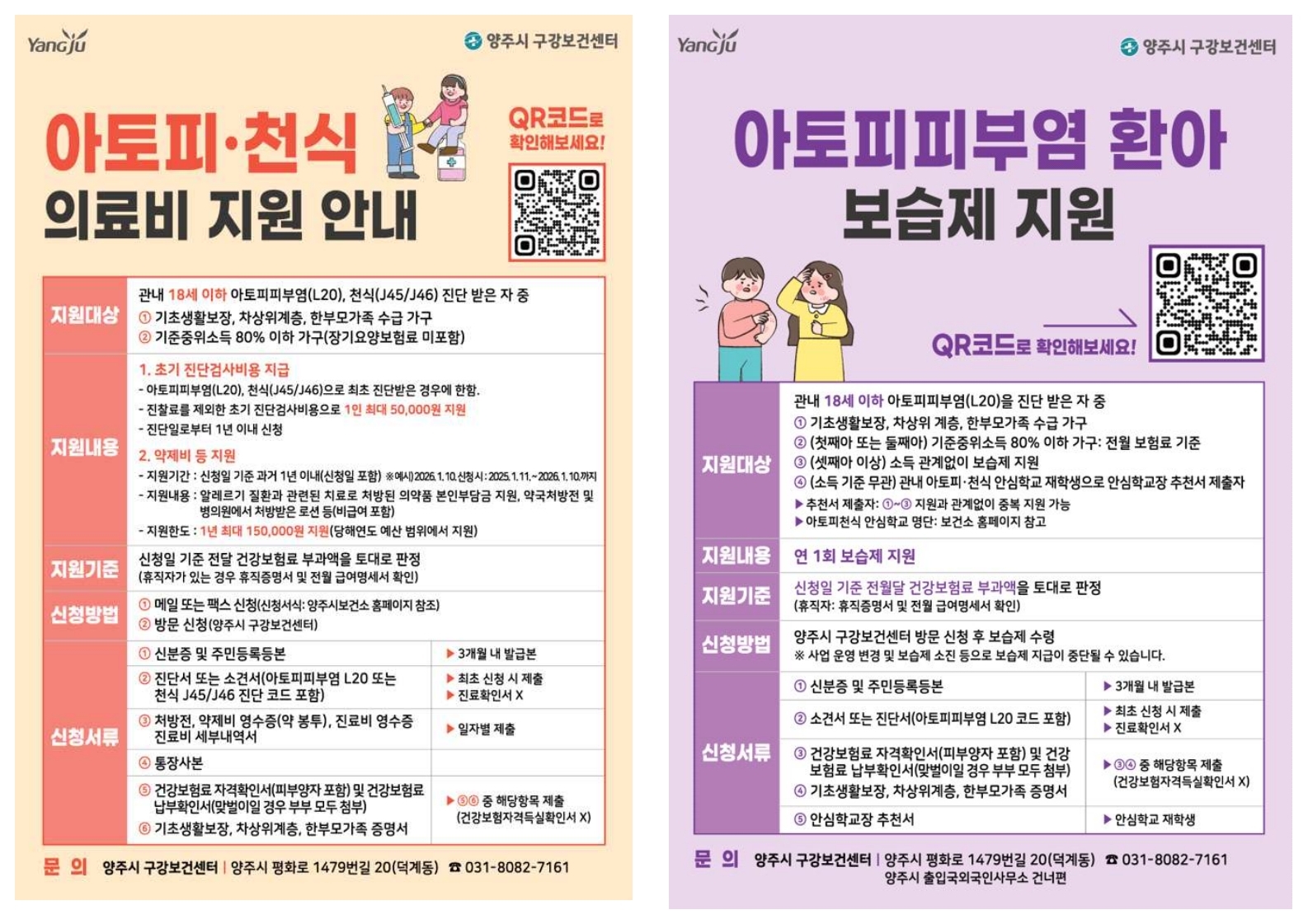 양주시 구강보건센터, ‘아토피·천식 예방 관리사업’ 운영 이미지