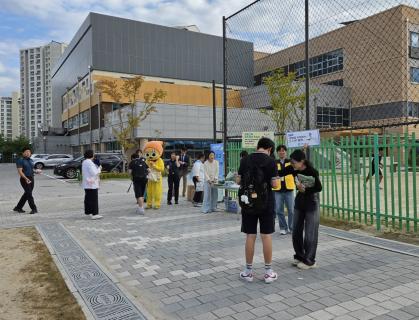 양주시보건소, 유관기관과 함께 청소년 건강·생명 지키는 등굣길 캠페인 전개 이미지
