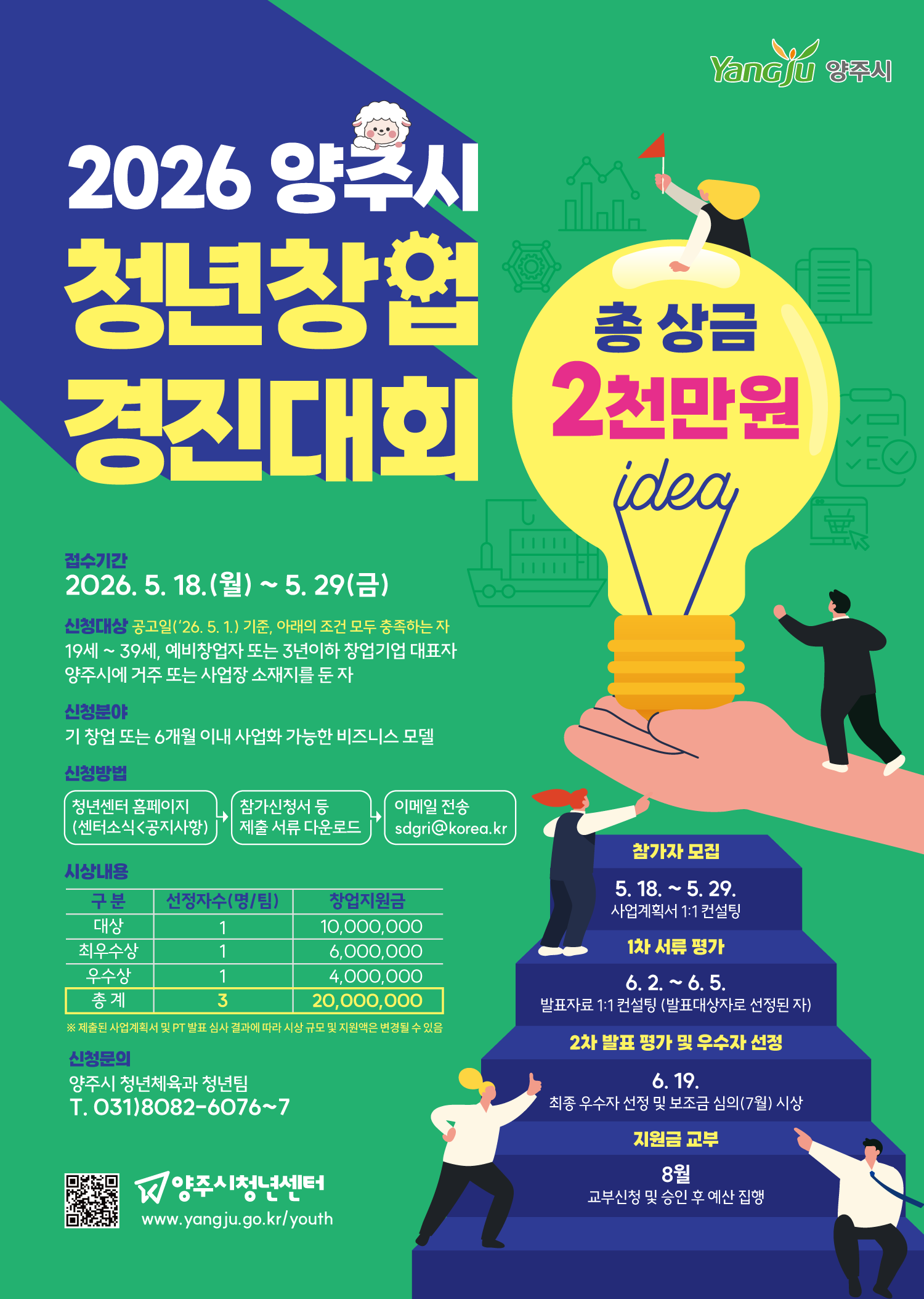 2026년 양주시 청년창업 경진대회 참가자 모집 이미지3
