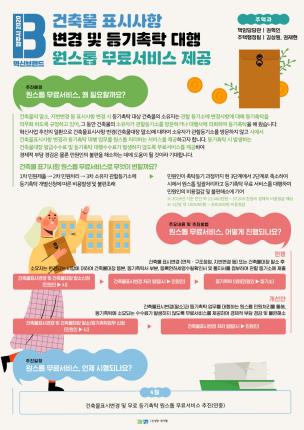 [주택과]건축물 표시사항 변경 및 등기촉탁 대행 원스톱 무료서비스 제공 이미지