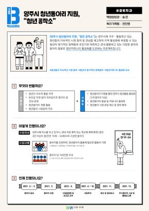 [사회복지과]양주시 청년동아리 지원, '청년공작소' 이미지