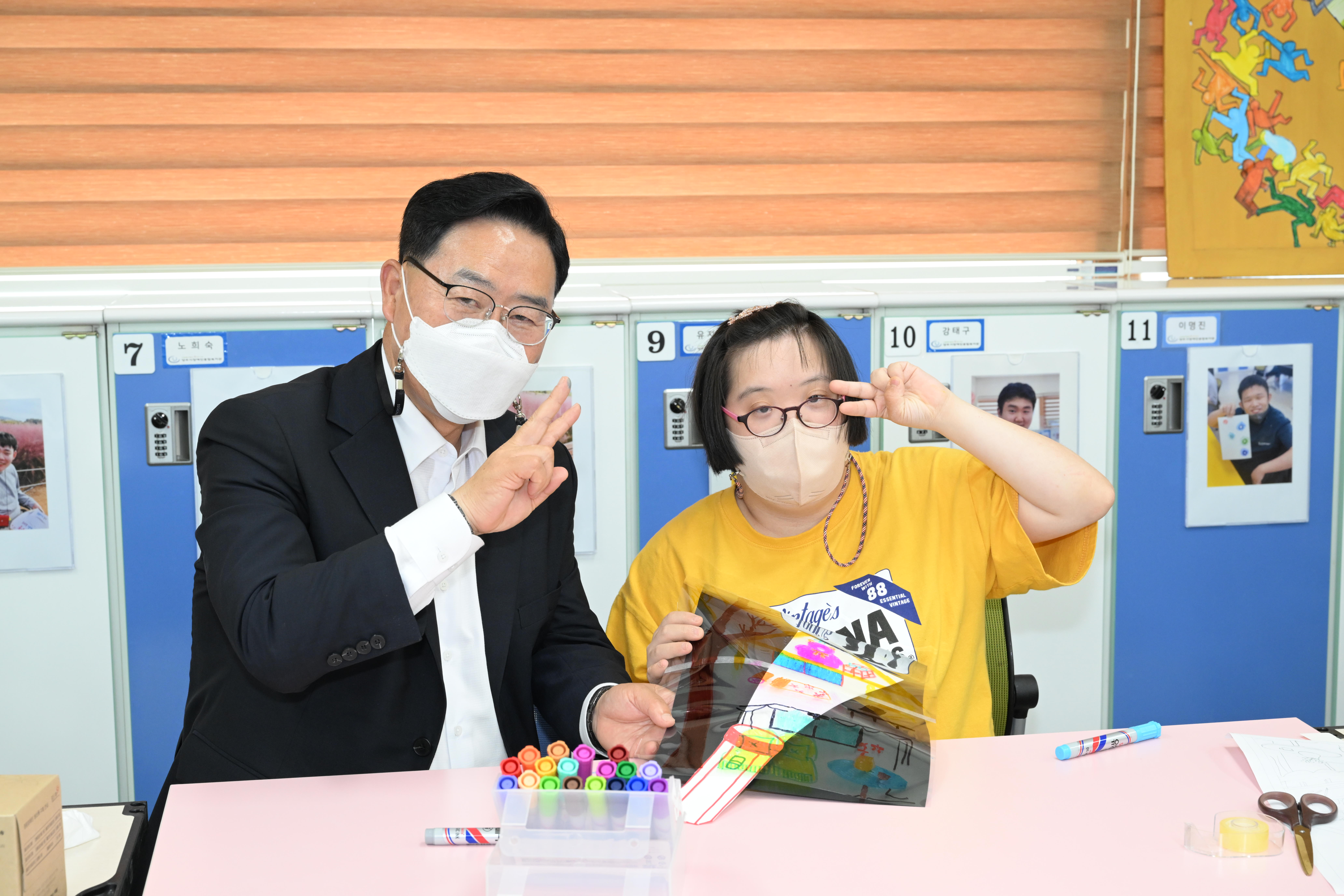 2022-07-01 양주시장애인복지관 주간보호시설 봉사활동 이미지