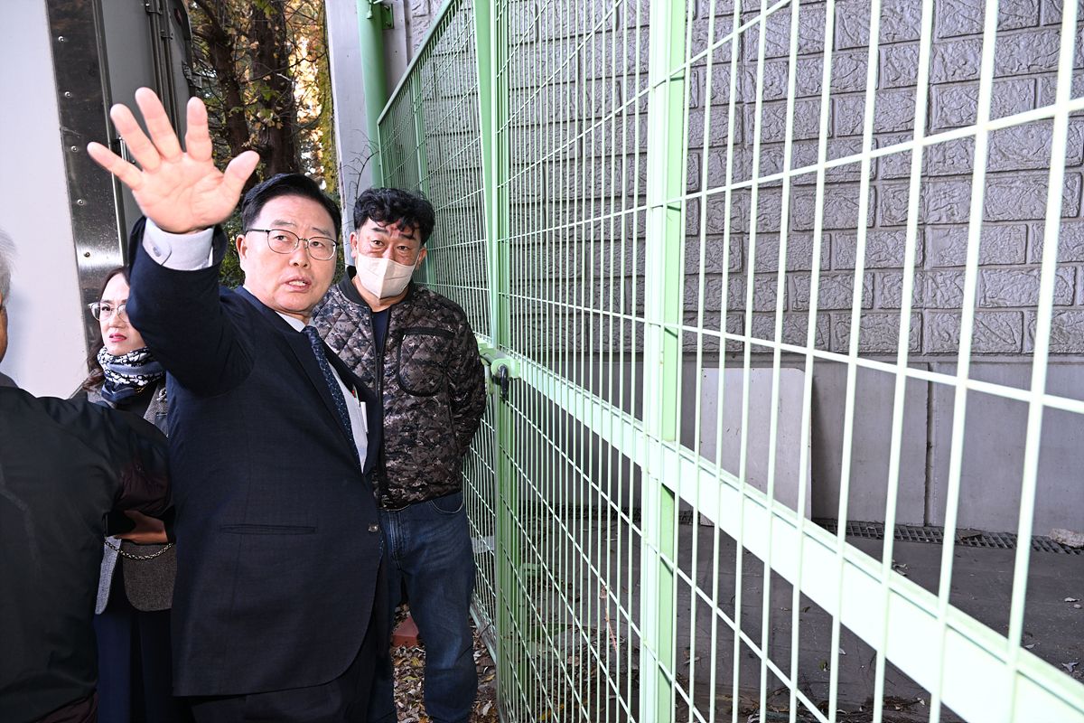 2022-11-04 고읍 대방아파트 도로 소음 민원관련 현장방문 이미지