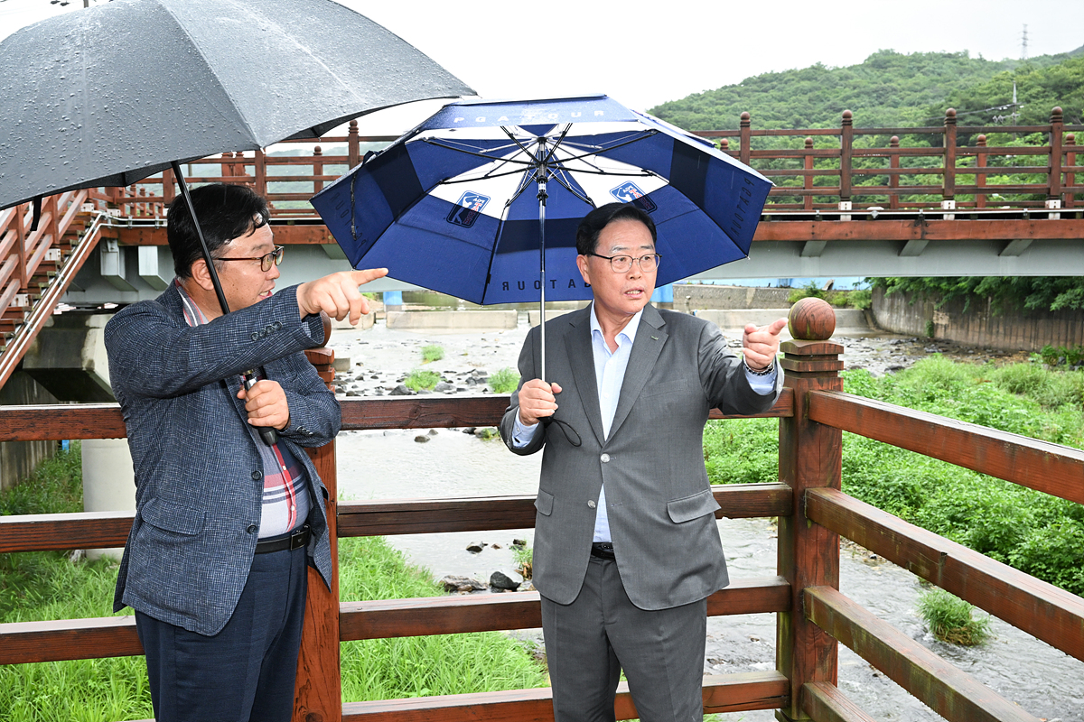 2023-07-04 수해 취약지역 현장방문 이미지