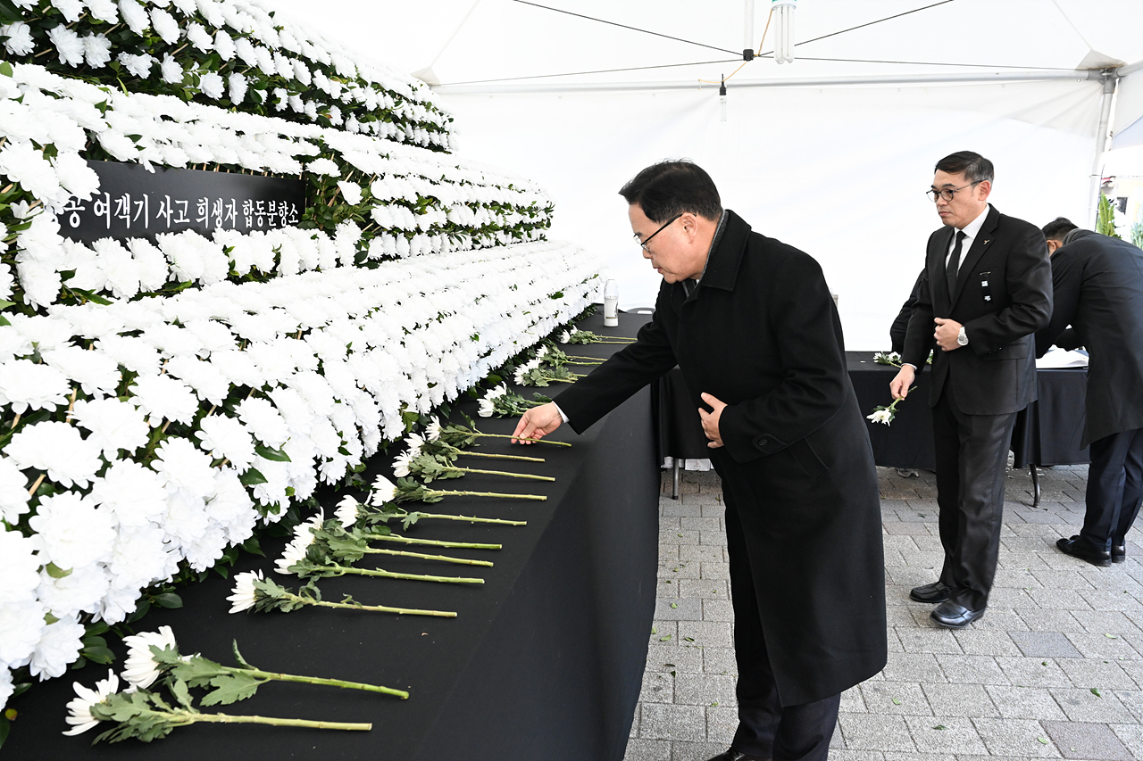 2024-12-31 제주항공 여객기 사고 희생자 조문 이미지