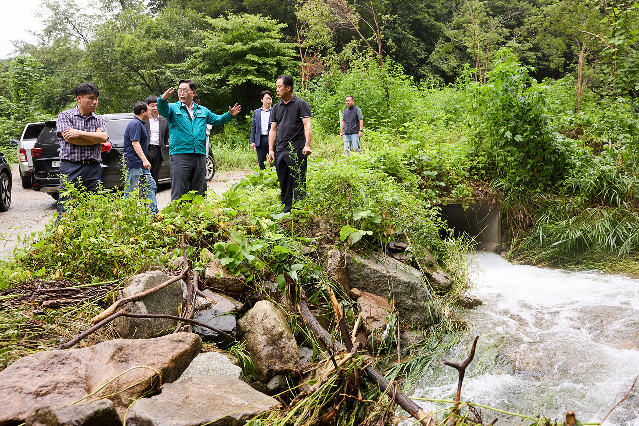 2025-08-14 수해 현장 점검 이미지