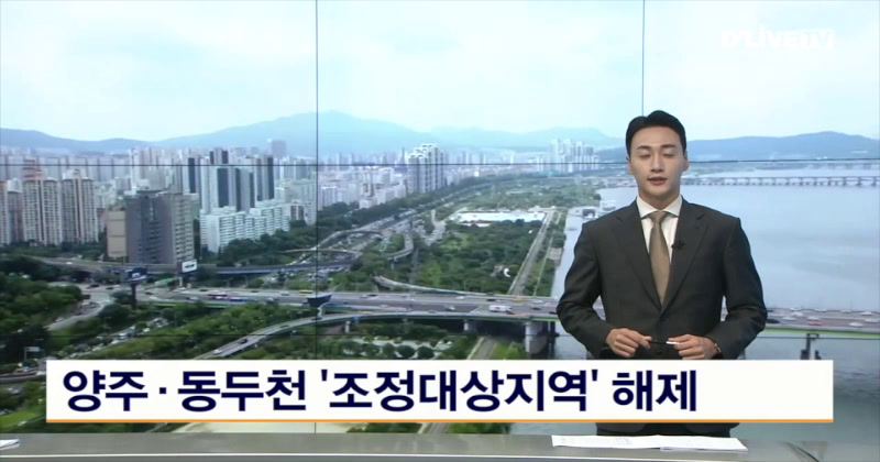 양주 동두천 조정대상지역 해제 이미지