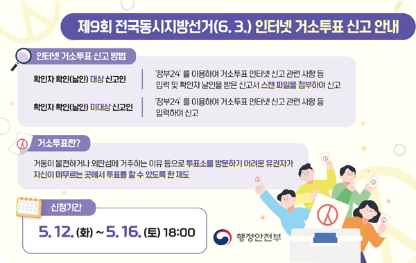거소투표안내신고