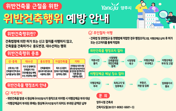 위반건축 행위 예방 안내