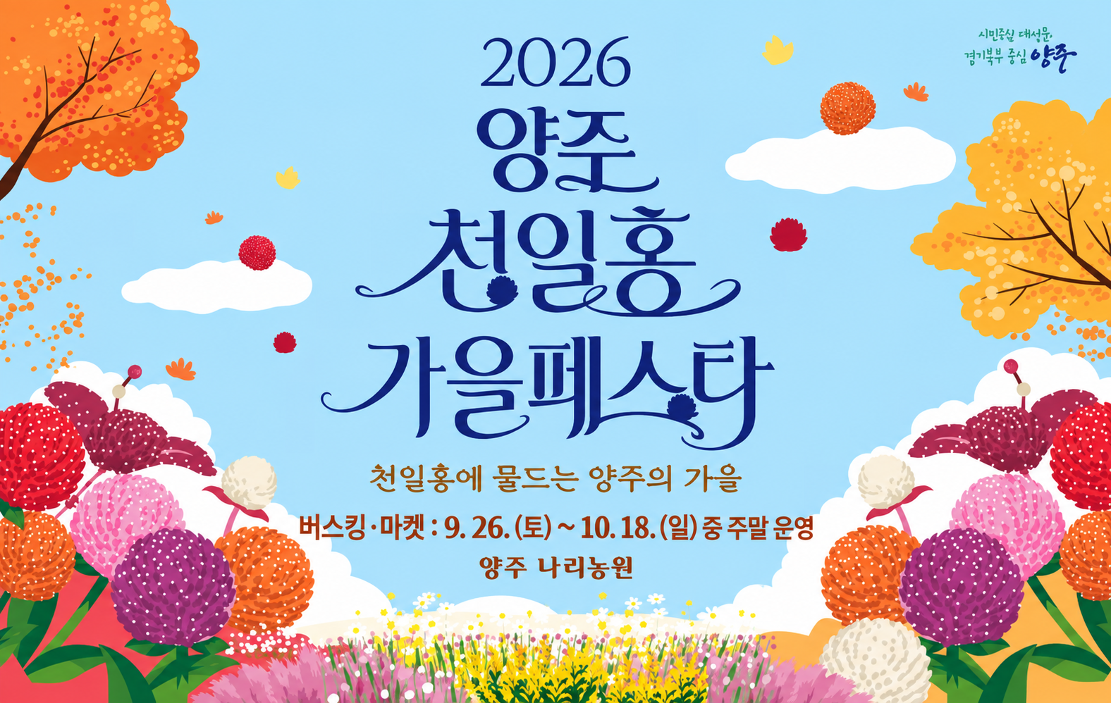 천일홍 가을페스타