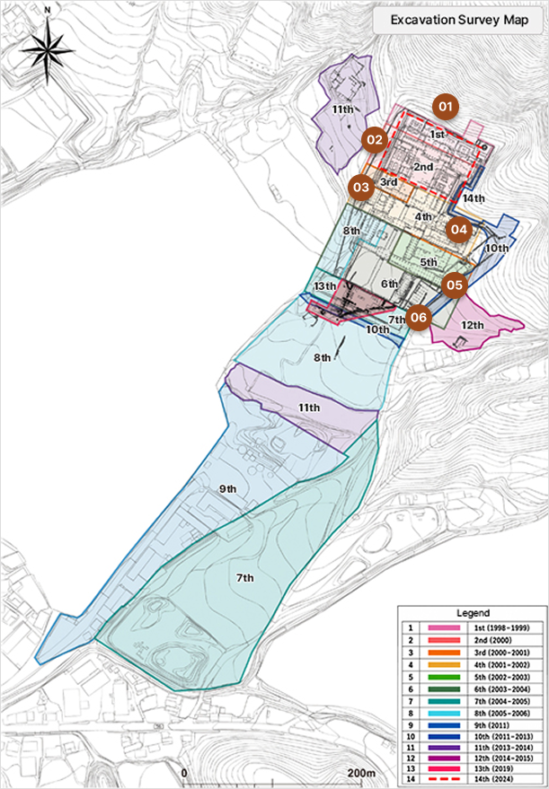 Excavation Survey Map