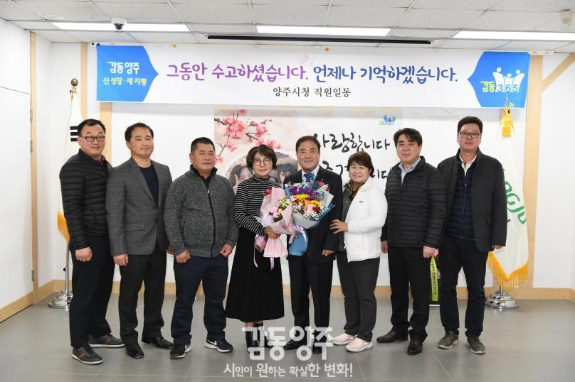 기획행정실장님 퇴임간담회 의 사진