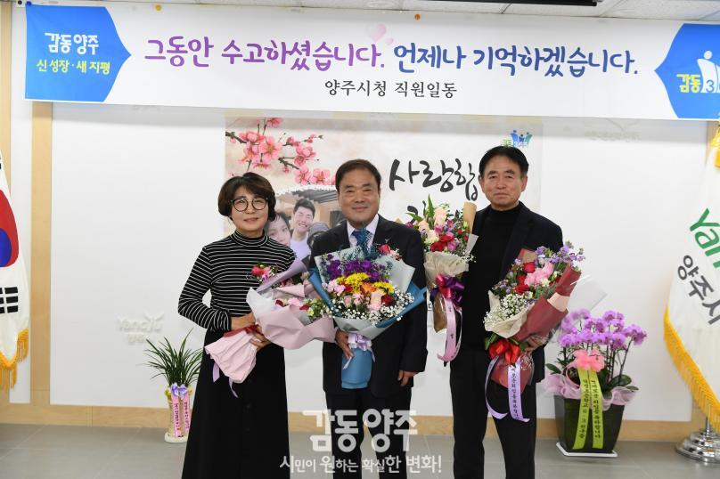 기획행정실장님 퇴임간담회 의 사진