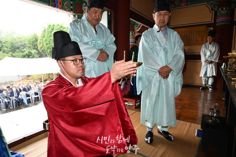 정절사 추기 봉향제 사진