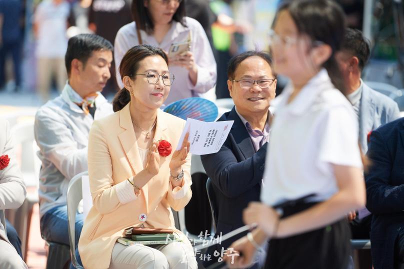 회천3동 주민총회 및 차 없는 도로 행사 의 사진