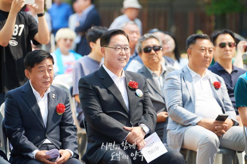 회천3동 주민총회 및 차 없는 도로 행사 의 사진