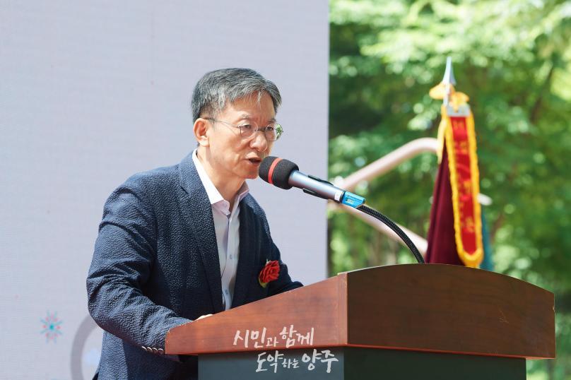 회천3동 주민총회 및 차 없는 도로 행사 의 사진