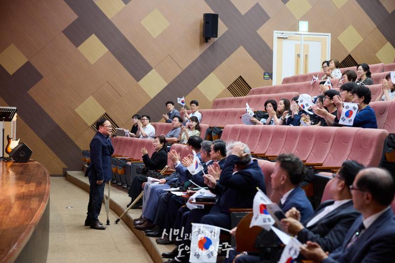 양주시기독교연합회 광복절 연합예배 의 사진