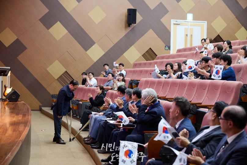 양주시기독교연합회 광복절 연합예배 의 사진