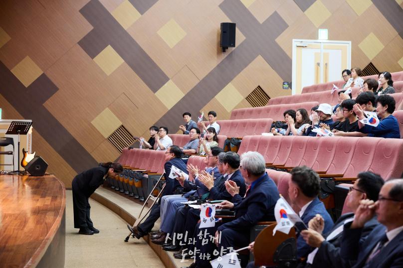 양주시기독교연합회 광복절 연합예배 의 사진