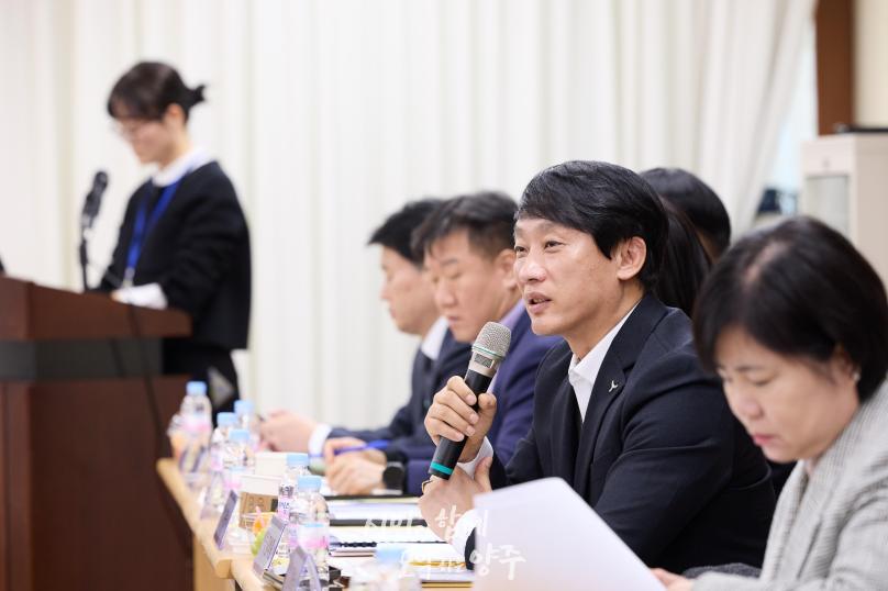 장흥면 순회간담회 의 사진