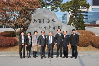 일본 후지에다시 의원방문 의 사진