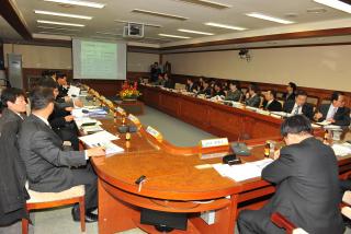 섬유종합지원센터건립 기본계획용역 중간보고회 사진