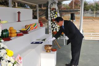 6.25전사자 유해발굴 개토식 사진