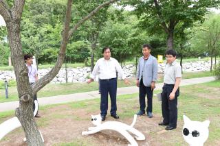 장흥조각공원 현장방문 의 사진