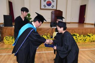 장흥 노인대학 졸업식 의 사진