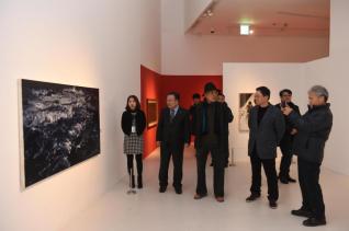 장욱진 미술관 100주년 기념전시 미디어 파사드 전 의 사진