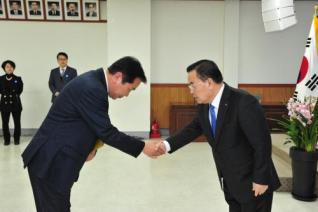 임용장 교부 사진