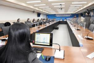 2035 중장기 종합발전계획수립 용역 중간보고회 의 사진
