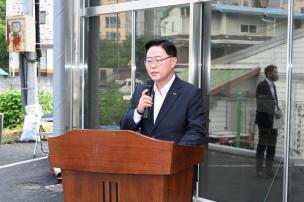 회천1동 임시청사 안전기원 고사 의 사진